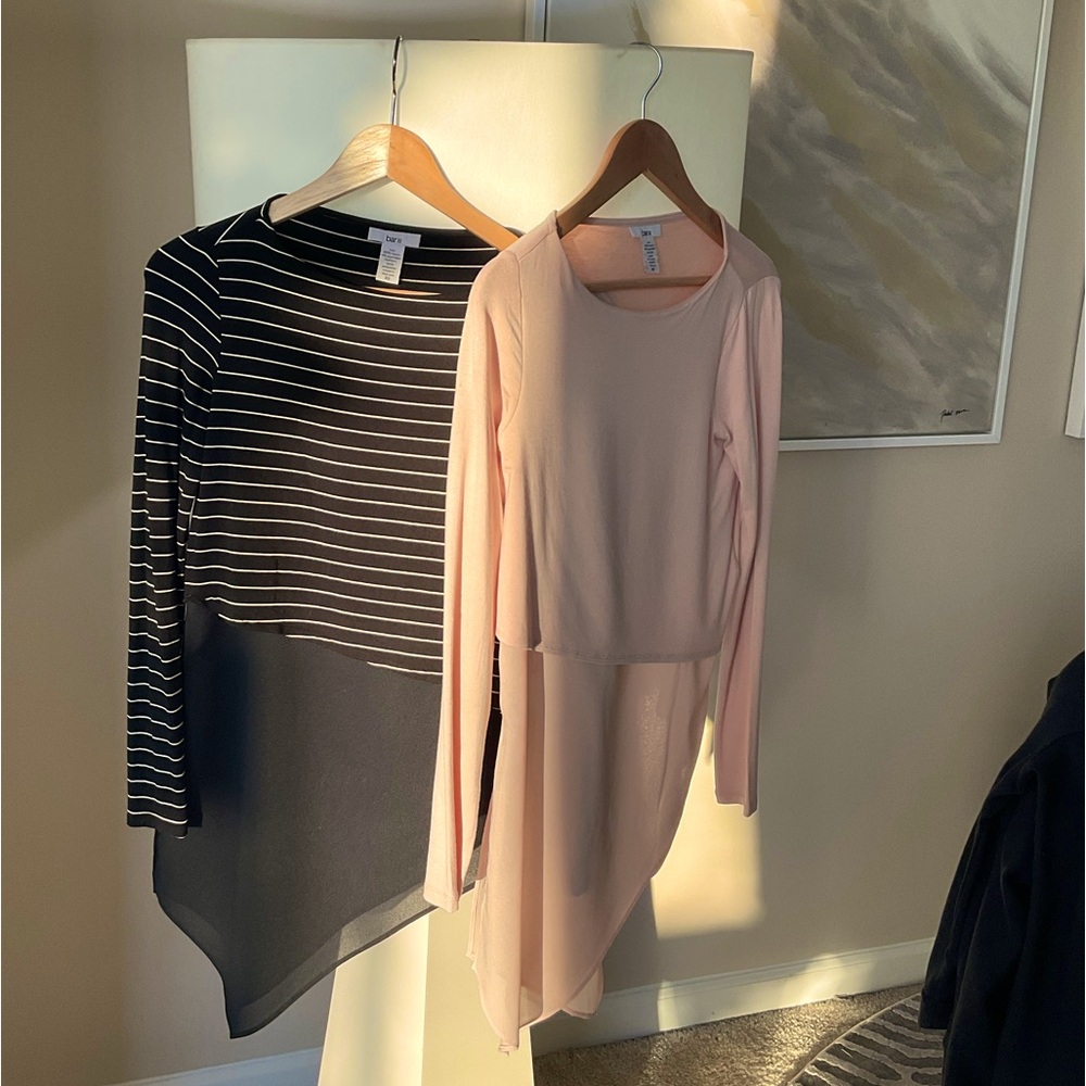 BOGO! Bar III Tunics long sleeve top Size XS